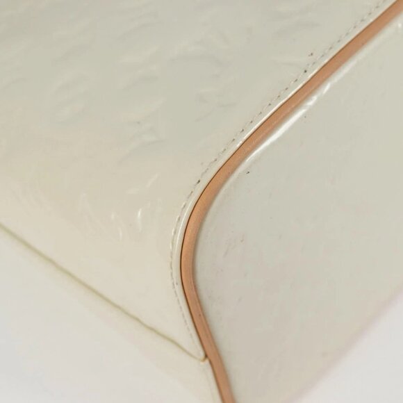 LOUIS VUITTON Monogram Vernis Houston Hand Bag Perle M91342 LV Auth ep10355A - Picture 4 of 16